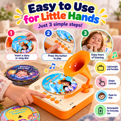 WonderSpin™ Kids' Music & Story Player