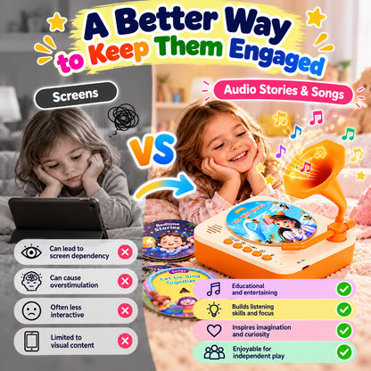 WonderSpin™ Kids' Music & Story Player